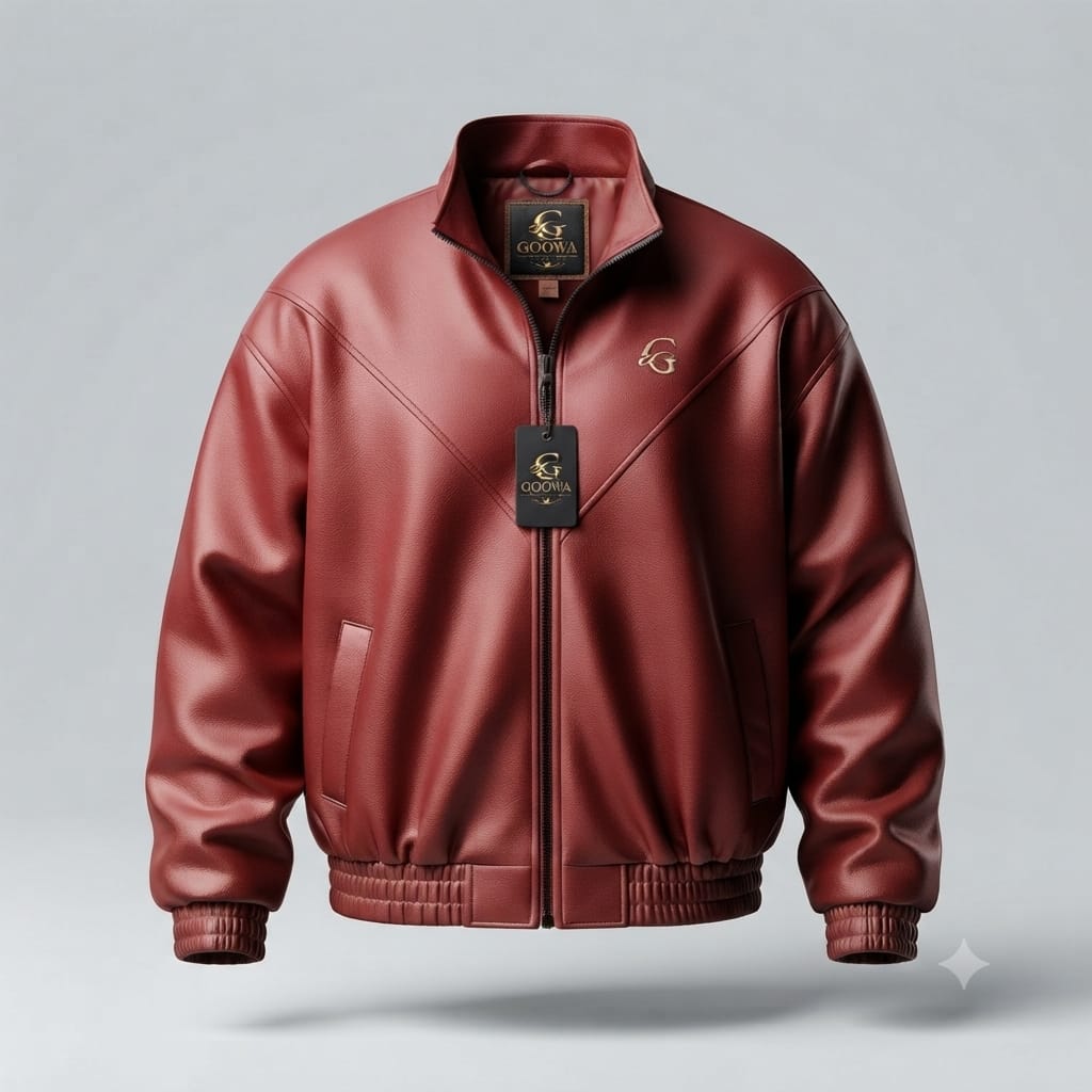 Leather Bomber Jacket