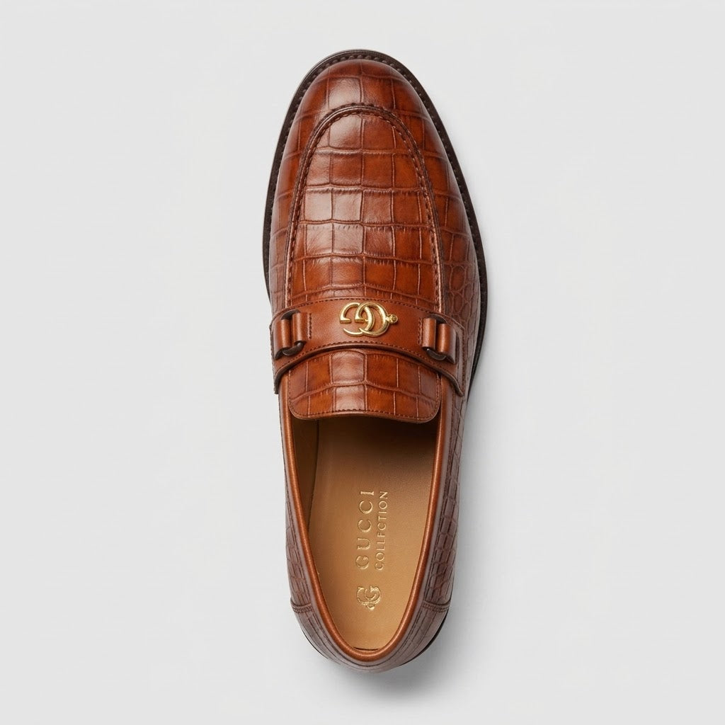 Goowa Milano™ Croc Embossed Luxury Loafers